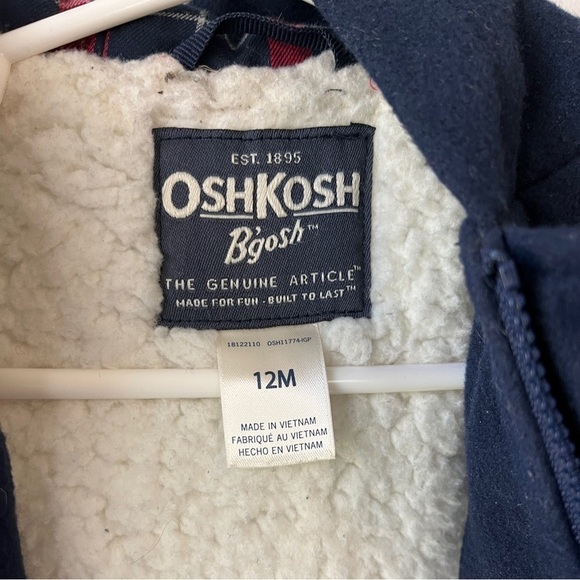 Osh Kosh Baby Hooded Toggle Pea Coat - Picture 6 of 10